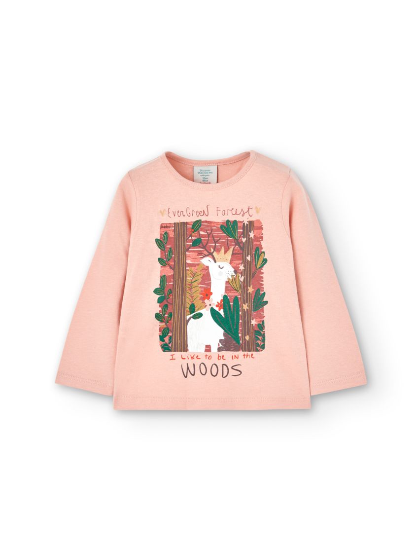 Camiseta malha para o beb