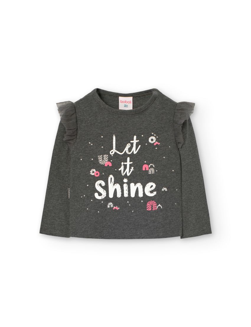 Camiseta malha para o beb