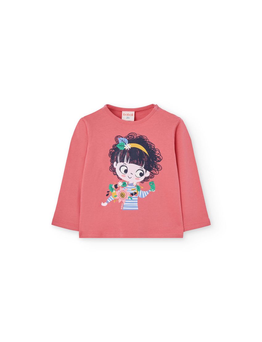 Camisola Menina Rosa