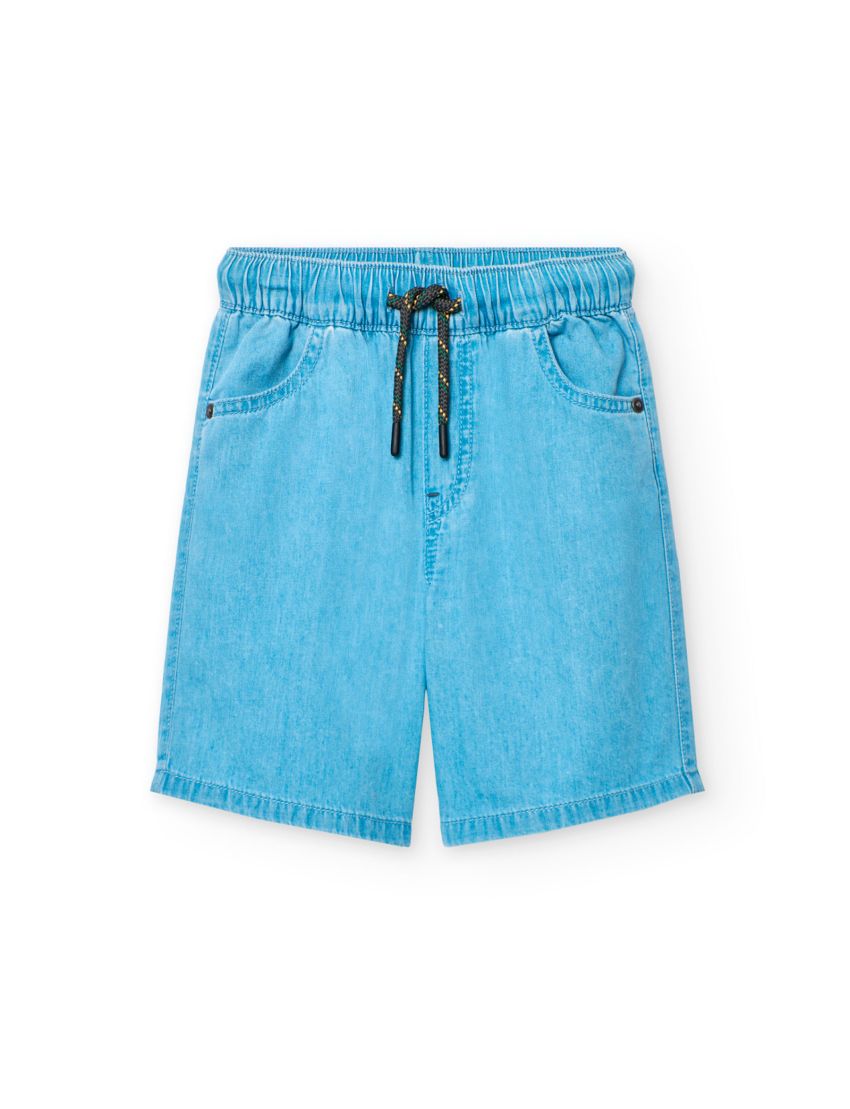 Bermuda denim para menino