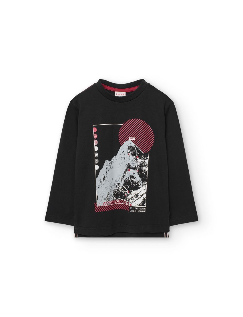 Camisola Preta Lets Ski