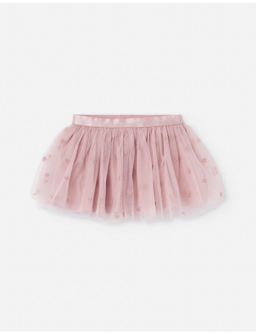 Saia Tule Rosa